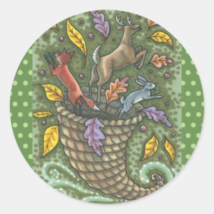 Pegatinas DE LA NATURALEZA BOUNTY WILDLIFE CORNUCO