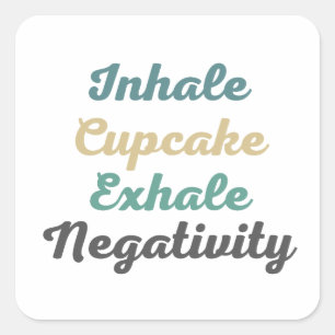 Pegatinas de la Negatividad de la Exhale