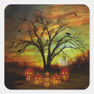 Pegatinas de la noche de Halloween