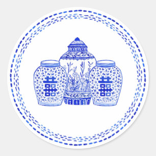 Pegatinas de la obra clásica del tarro del