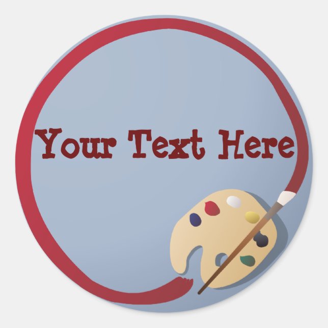 Pegatinas de la paleta de artistas (Anverso)