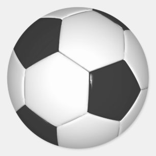 Pegatinas de la pelota de fútbol personalizable