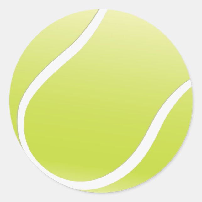 Pegatinas de la pelota de tenis de personalizable (Anverso)