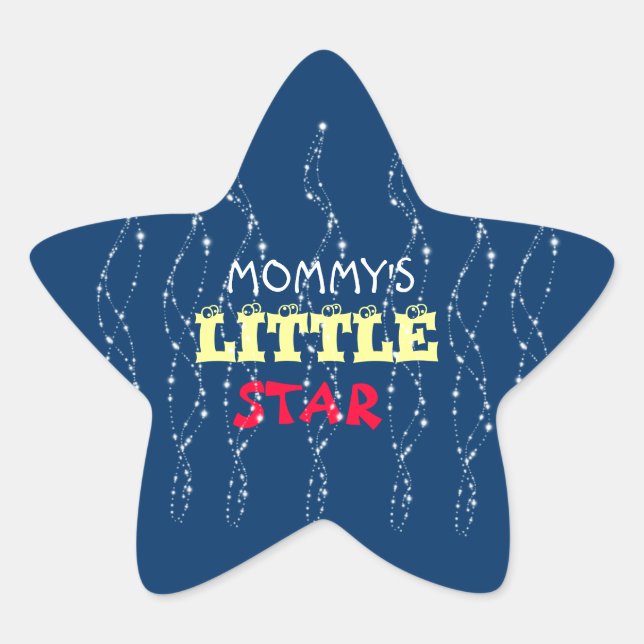 Pegatinas DE LA PEQUEÑA ESTRELLA DE MOMMY (Anverso)