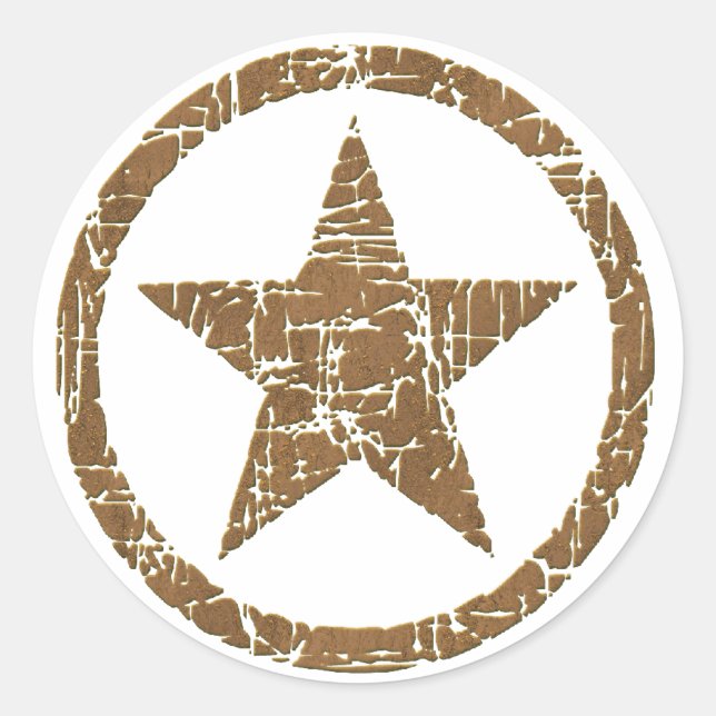 Pegatinas de la placa de estrella D1, país de orig (Anverso)