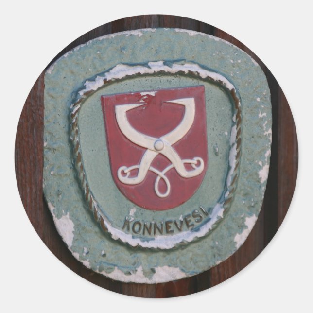 Pegatinas de la placa de la puerta de Konnevesi (Anverso)