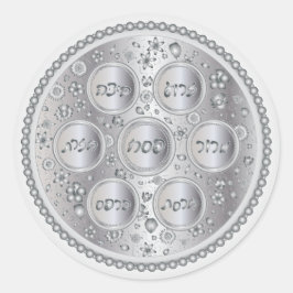 Pegatinas de la placa de semáforo de plata