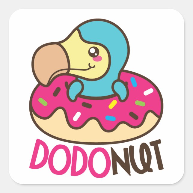 Pegatinas de la plaza Dodonut (donut) (Anverso)