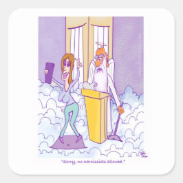 Pegatinas de la plaza Narcisist