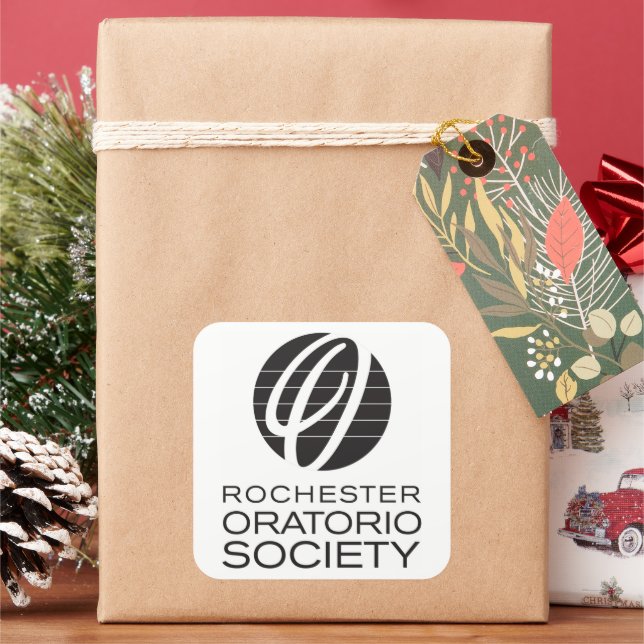 Pegatinas de la plaza Rochester Oratorio Society * (Vacaciones)