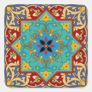 Pegatinas de la Plaza Tile de Marruecos