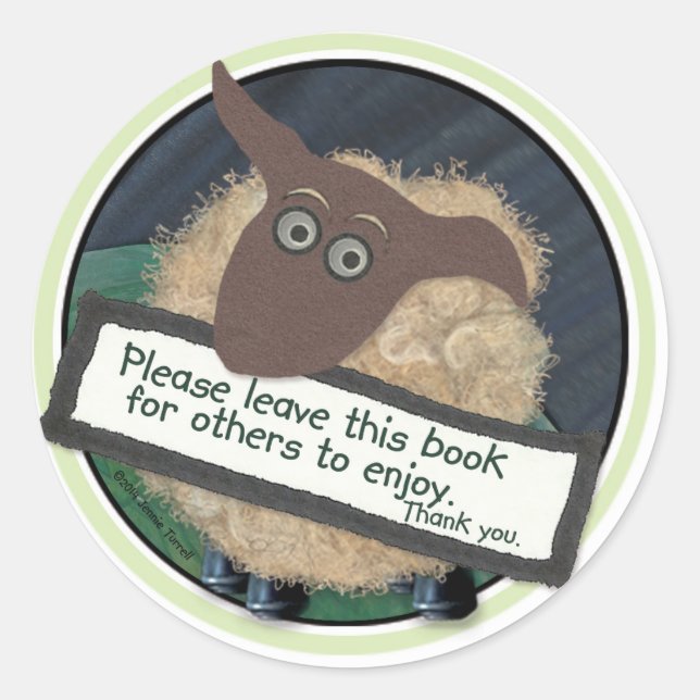 pegatinas de la portada del libro 2014 (Anverso)