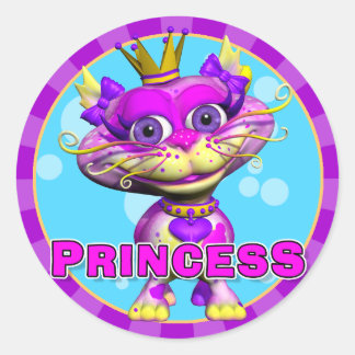 Pegatinas de la princesa divertida