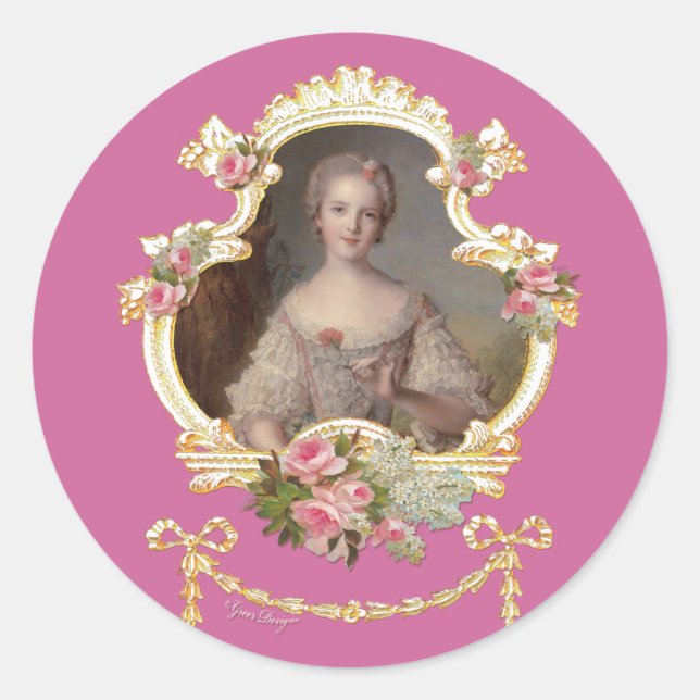Pegatinas de la princesa Louise Marie de Francia (Anverso)