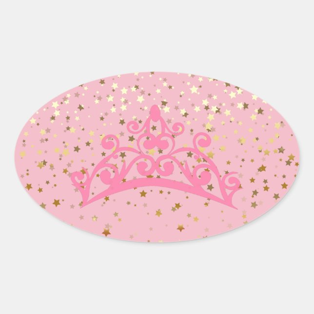 Pegatinas de la Princesa Tiara y las Estrellas (Anverso)