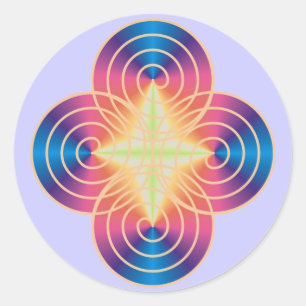 Pegatinas de la prisma de Spriral