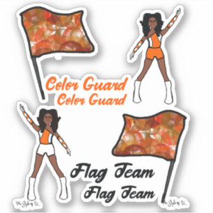 Pegatinas de la protección de color de la bandera 