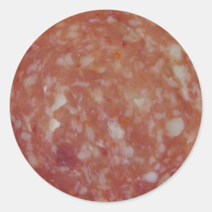 Pegatinas de la rebanada del salami