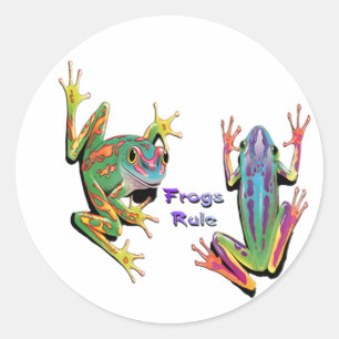 Pegatinas de la regla de las ranas