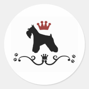 Pegatinas de la regla de los Schnauzers
