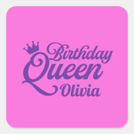 Pegatinas de la Reina de Cumpleaños