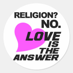 Pegatinas de la religión y el amor