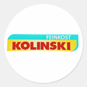 Pegatinas de la Ronda Clásica Feinkost kolinski me