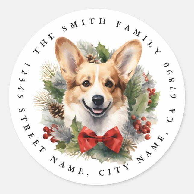 Pegatinas de la Ronda Corgi (Anverso)