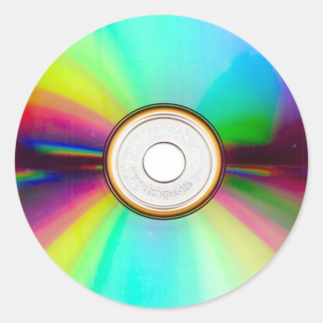 PEGATINAS de la ronda de CD (Anverso)