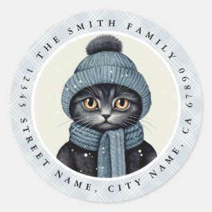 Pegatinas de la ronda de gatos