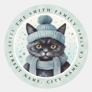 Pegatinas de la ronda de gatos