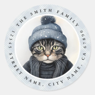 Pegatinas de la ronda de gatos