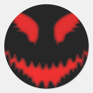 Pegatinas de la Ronda de Halloween de Evil Eyes
