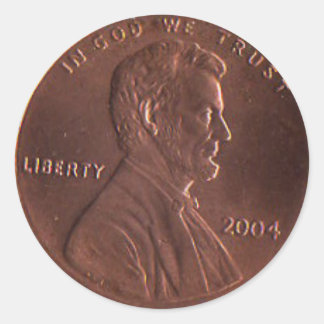 PEGATINAS de la Ronda de la Afortunada Penny