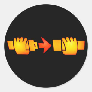 Pegatinas de la ronda de Rótulo del cinturón de se