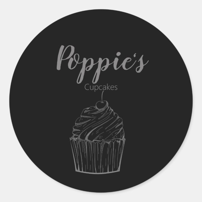 Pegatinas de la ronda de torta de tortas personali (Anverso)