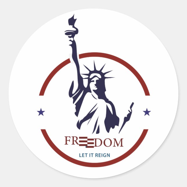 Pegatinas De La Ronda Del 4 De Julio (Anverso)