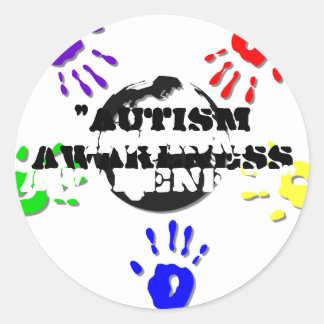 Pegatinas de la ronda del autismo