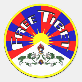 Pegatinas de la Ronda del Tíbet Libre