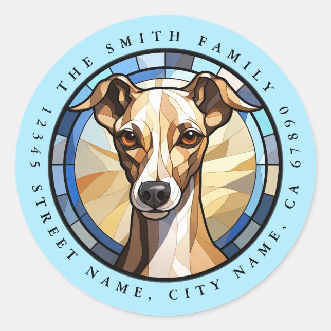 Pegatinas de la Ronda Greyhound de Italia (Anverso)