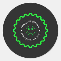 Pegatinas de la Ronda Happ-Ebikes