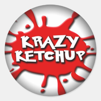 Pegatinas de la ronda negra de moda