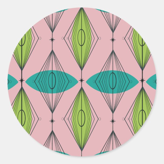 Pegatinas de la Ronda Ogee y Starburst (Anverso)