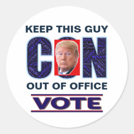 Pegatinas de la Ronda Presidencial 2024 votan por 