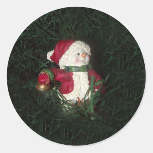 Pegatinas de la Ronda Snowman