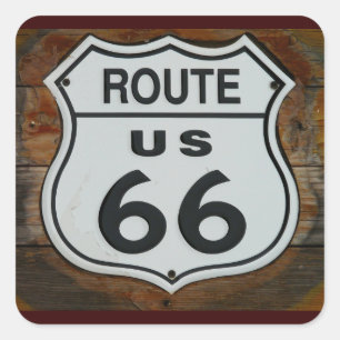 Pegatinas de la ruta 66