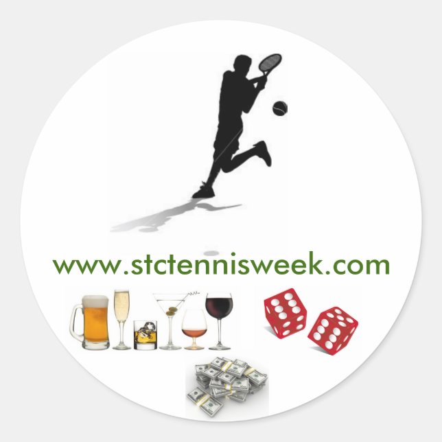 Pegatinas de la Semana del Tenis STC (Anverso)