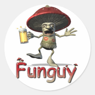 Pegatinas de la seta de Funguy