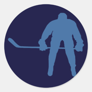 Pegatinas de la silueta de hockey