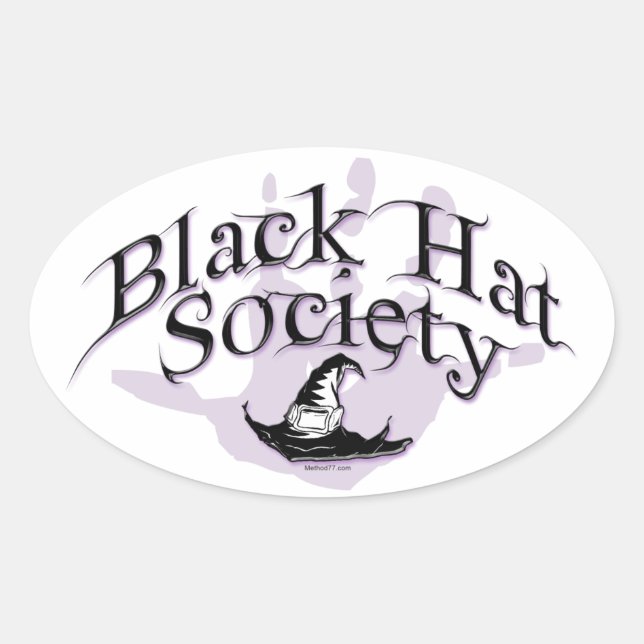 Pegatinas de la Sociedad de Gorras Negros (Anverso)